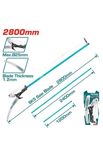 TOTAL High Branch Telescopic Cutting Scissors - NMS HIRDAVAT