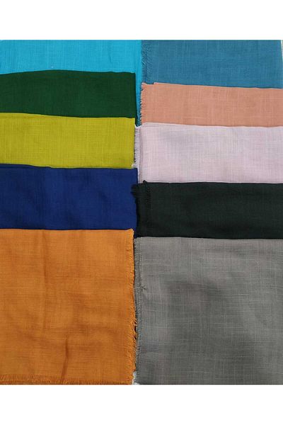 ZeynoÇeyiz Gift Cotton Writing Scarf (10 PCS) - Umrah Hajj Henna Collective Gift for Wedding Funeral