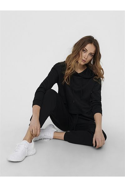 ONLY ONPLOUNGE HW REG SWT PNT Γυναικείο φούτερ με ψηλή μέση ελαστική μέση με ραβδώσεις