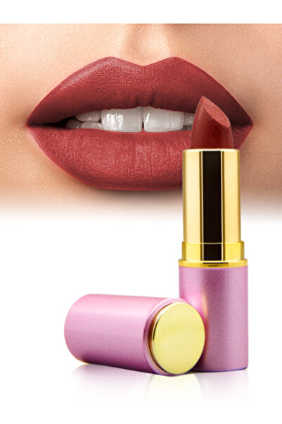 GL Beauty Natural Matte Lipstick / Dudak Besleyici Mat Ruj Koyu Kırmızı No 26