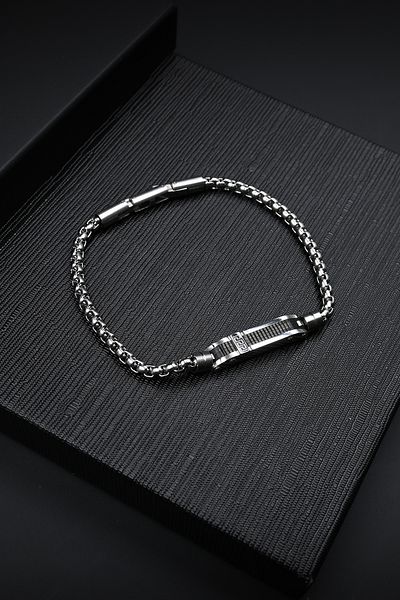FERRO Silver Steel Men's Bracelet FRJ10005A-J
