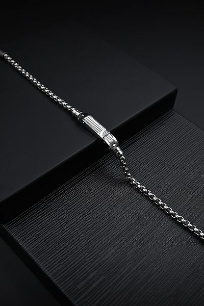 FERRO Silver Steel Men's Bracelet FRJ10005A-A