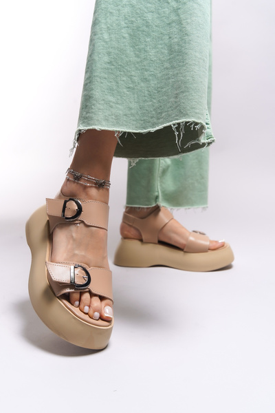 Riccon Neelhone dámské sandály0012806 Nude Skin