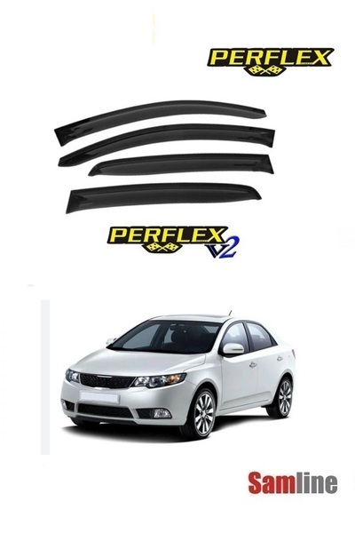 PERFLEX Kia Cerato 2011 Modeller için Cam Rüzgarlığı Takımı 4'lü Set
