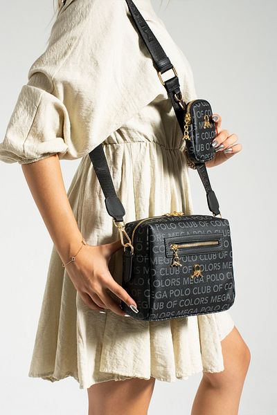 Çanta Trend GEANTĂ CROSSBODY CU PORTOFEL DEDUCIBIL SCRIT MEGA