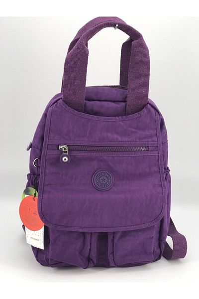 MEGA ÇANTA Πολυλειτουργική μωβ τσάντα Mega Linkage Fabric μεγάλου μεγέθους