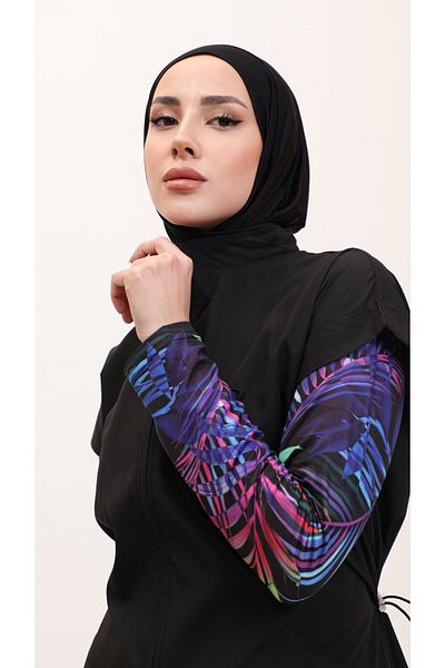 Zey&Ka Butik KROPLU NANOTEX TESETTÜR SWIMSUIT