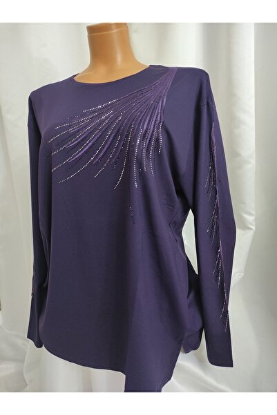 DİLEĞİM BUTİK BATTAL BÜYÜK BEDEN YAKA VE KOL İŞLEMELİ  0  YAKA  ANNE  VİSKON ...