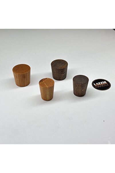 lazzir handle Ahşap Konik kulp tekli 3 cm cap