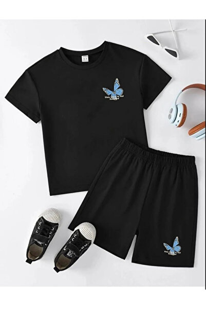 Pelna Kids Trend Model White T Shirt Butterfly Printed Cotton