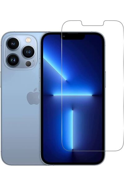 Lopard Apple iPhone 13 Ekran Koruyucu 9h Ultra Ince Nano Esnek Temperli Kırılmaz Cam Koruma