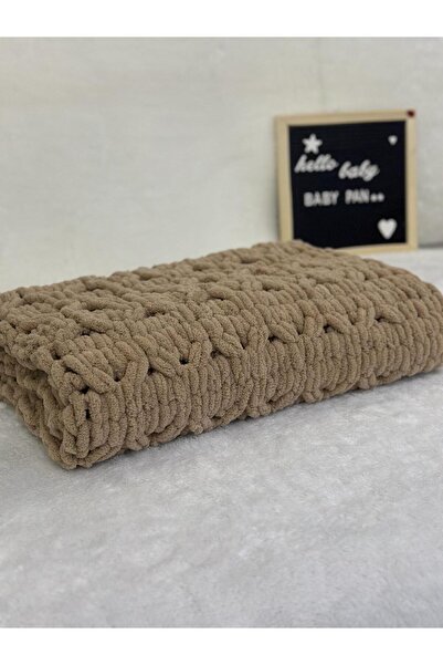 Alize Puffy El Örgüsü Bebek Battaniyesi