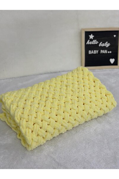 Alize Puffy El Örgüsü Bebek Battaniyesi