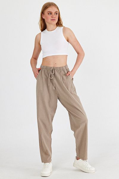 Dechers Women's Linen Pants AJ0606