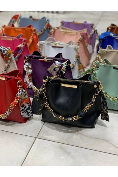lowell bag geantă lowell cu eșarfă