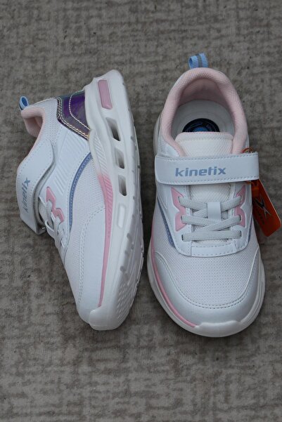 Kinetix Renley Tx J 4FX Beyaz Pembe Anatomik Orijinal Ürün Kız Çocuk Ayakkabı