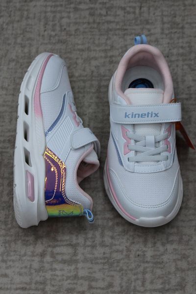 Kinetix Renley Tx J 4FX Alb Roz Anatomic Produs Original Pantofi Fete