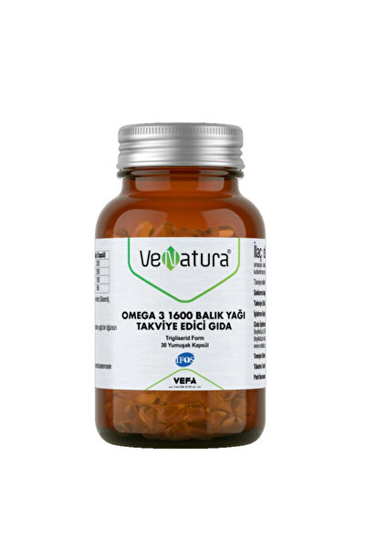 VeNatura Omega 3 1600 Balık Yağı 30 Yumuşak Kapsül-MFREYON00669
