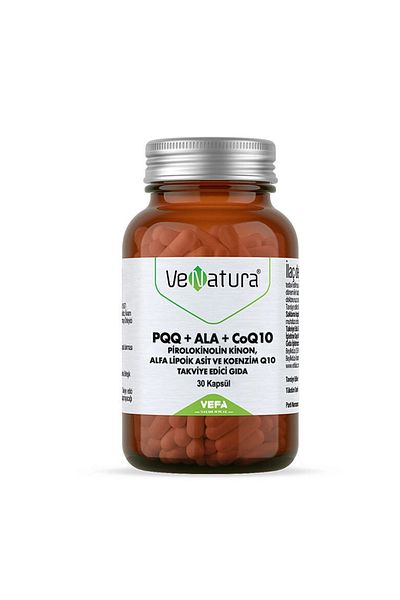 VeNatura PQQ+ALA+CoQ10 Food Supplement 30 Capsules-MFREYON00679