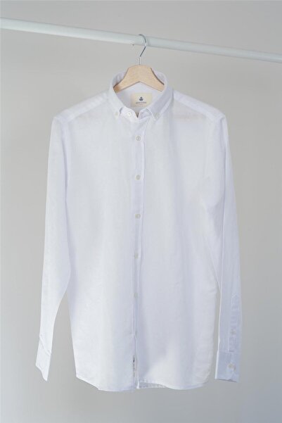 ADAM BOXES Slim Fit Shirt Neo-epherest - White