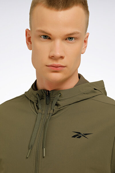 Reebok PERFORMANCE WOVEN FULL ZI Haki Erkek Ceket