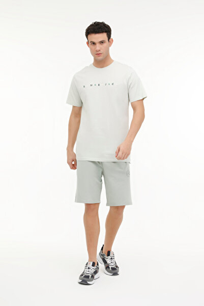 lumberjack ML MESUS 11URBNG2022 4FX Light Green Men's Short Sleeve T-Shirt