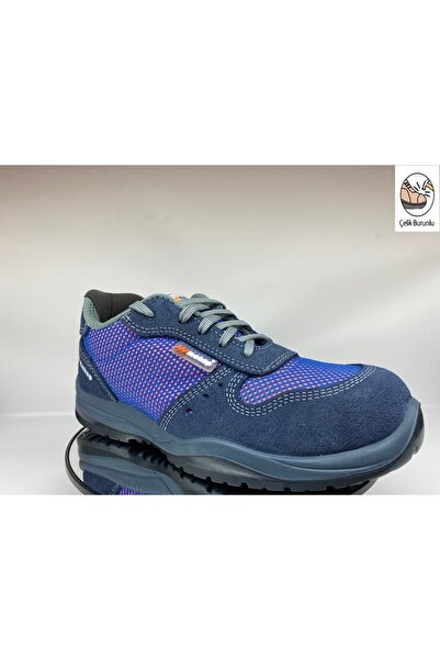 e&e Mekap Rmk 10 S1 Hakiki Süet Deri Hafif Rahat Kaydırmaz Yazlık Çelik Burunlu Spor Model İş Ayakkabısı