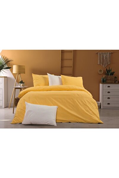 StellaFlavo Set cuvertură de pilota organică vopsită cu fire de o persoană (c...