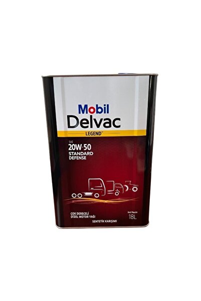 Mobil DELVAC LEGEND 20W-50 Standard Defense Motor Yağı - 18 Lt.