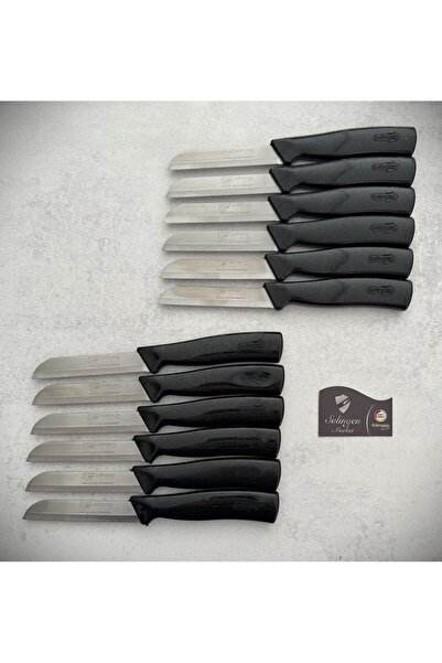 Solingen Işıltılı Meyve ve Sebze Bıçağı 12'li SİYAH