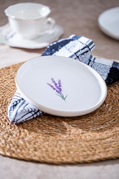 ACAR Soft Royal Porcelain Round Plate - 15 cm