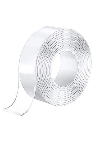 MEZİGARC 3 Metre Çift Taraflı Nano Teknolojili Süper Bant Extra Güçlü Duvar Ç...