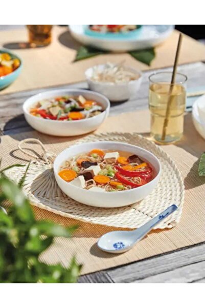 Luminarc Friend's Time Mezze 21 Cm Servis Tabağı Beyaz 2'li