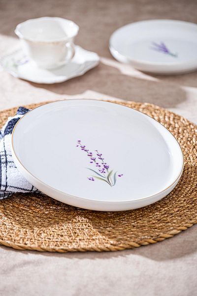 ACAR Soft Royal Porcelain Round Plate - 20 cm