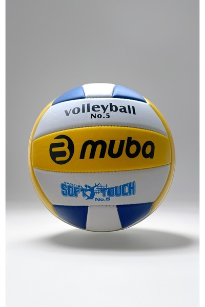 Muba Öğretici Voleybol Topu - Sarı Beyaz Soft Touch
