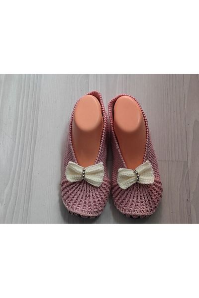 Kevser nur tuhafiye Hand-knitted Ballerinas