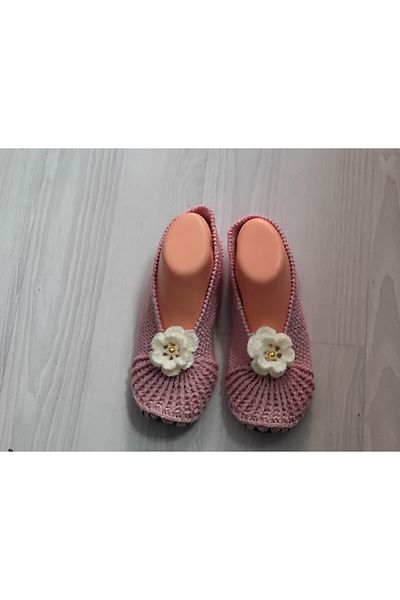 Kevser nur tuhafiye Hand-knitted Ballerinas