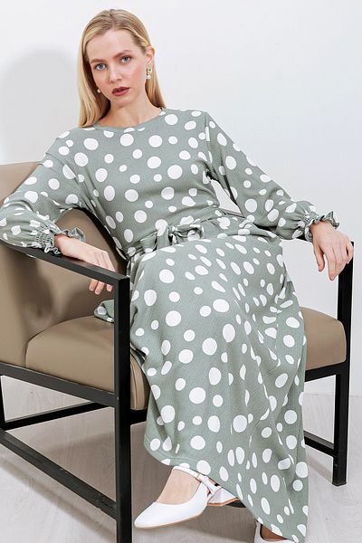 Bigdart 1525 فستان حجاب محبوك - C. تشاغلا