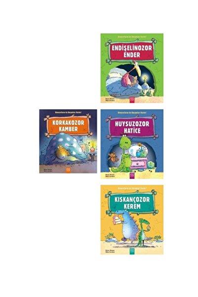 1001 Çiçek Kitaplar 3-6 Yaş Çocuklar İçin Dinozorların Da Duyguları Vardır Se...