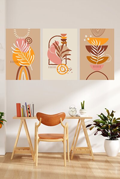 LİPYOS Ρετρό αφίσα από ξύλο 3 χιλιοστών με θέμα Boho Bohemian