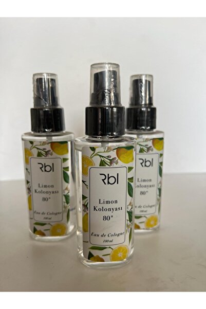 Rebul Limon Kolonya 100 ml X3 Adet