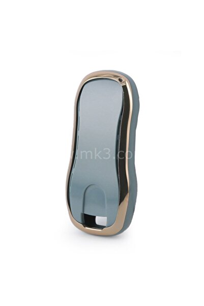 EBG İSTANBUL husa pentru telecomandă din piele de înaltă calitate porsche 3 butoane GİR culoare aurie