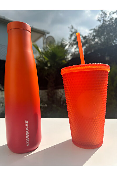 Starbucks Yaz Özel seri  Şişe termos ve pipetli bardak seti kampanyalı fiyatı ile SINIRLI STOKLA
