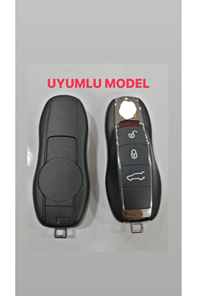 EBG İSTANBUL husa pentru telecomandă din piele de înaltă calitate porsche 3 butoane culoare auriu negru