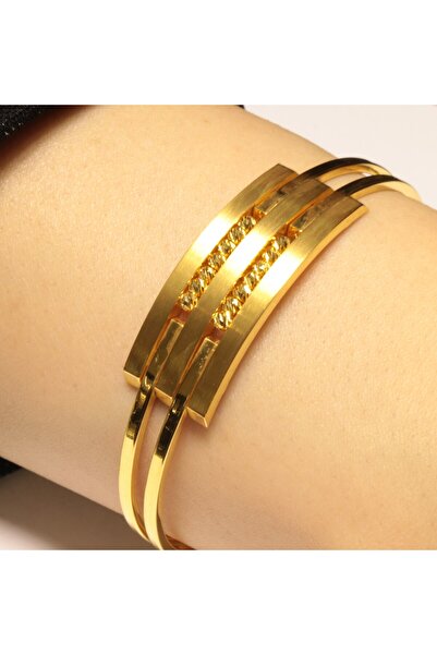 Hakan Güler Kuyumculuk 14 Ayar Altın Kaburga Kelepçe Bilezik