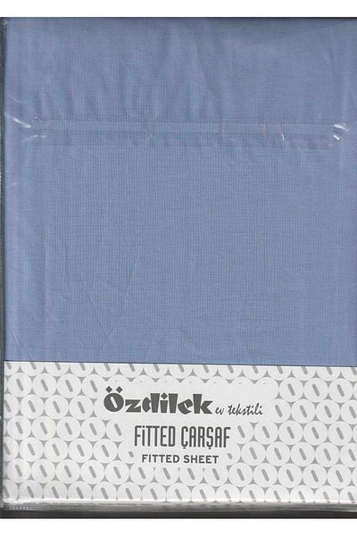 Özdilek Elastic Fitted Single Bed Sheet Set 120*200 Sky Blue