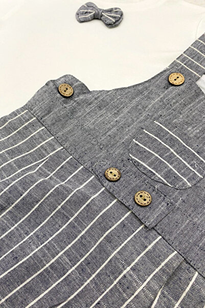 TUOBEBE Baby Salopet 2-Piece Gray Set