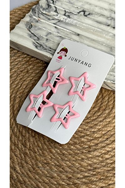 MİNAHOBİ 3,2 см зірочка-застібка з кольоровим покриттям, 4 шт.