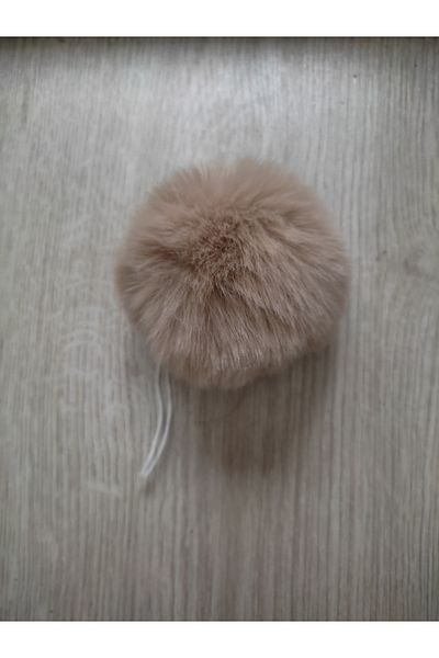 damlakids 8/9 cm Camel Fluffy Pompom - Soft