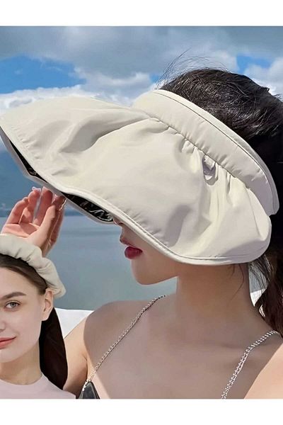 Mood Agenda Women's Wide Brim UV Protected Visor Hat